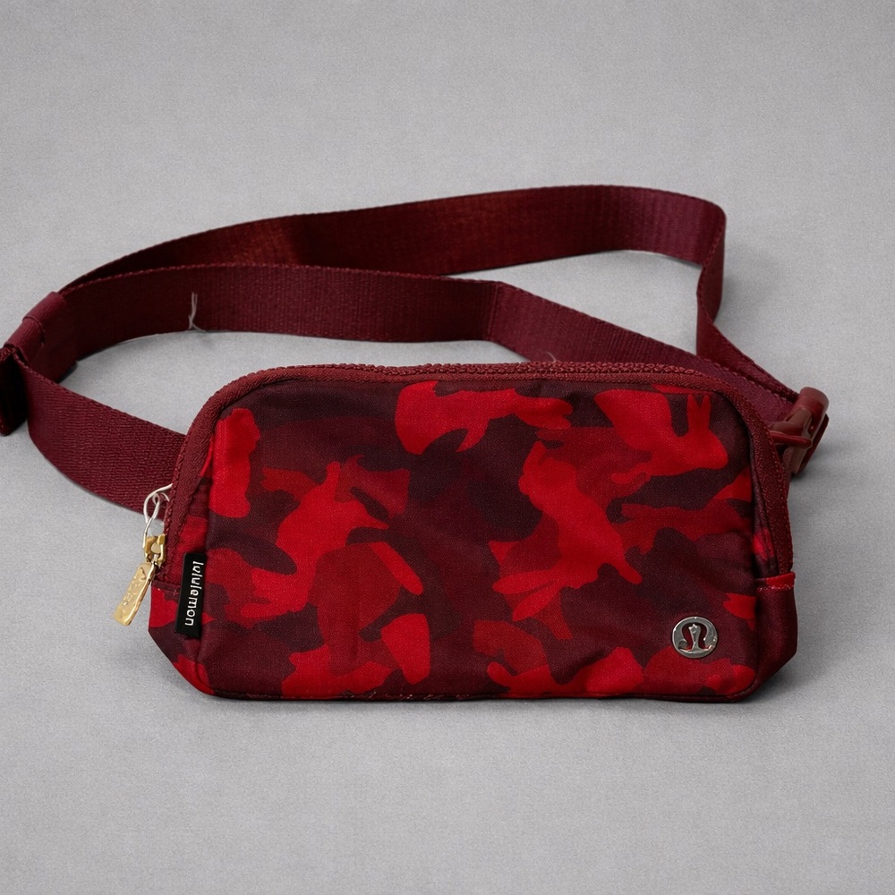 Lululemon Red Camo Belt Bag